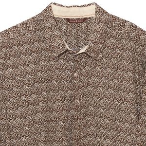 TOMMY BAHAMA MENS LS COTTON SHIRT FLORAL LEAVES XL